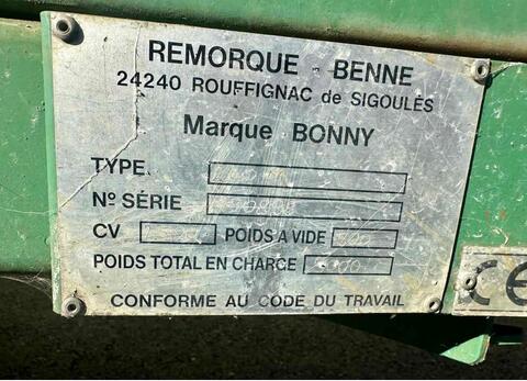 Benne &agrave; vendange - El&eacute;vatrice 30 HL (3 000 litres) BONNY
