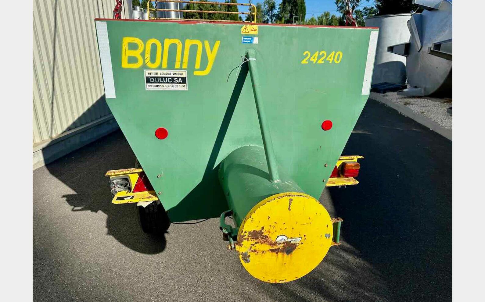Benne &agrave; vendange - El&eacute;vatrice 30 HL (3 000 litres) BONNY
