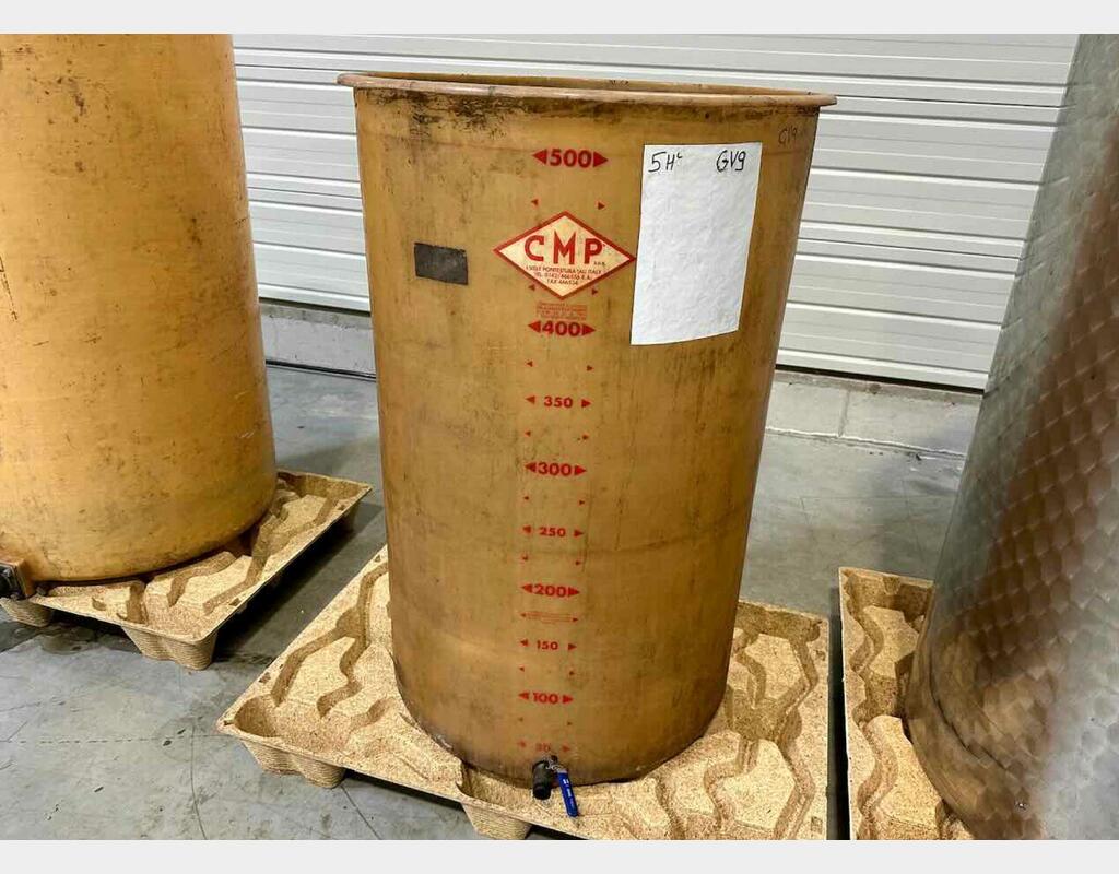 Fibreglass tank - Floating lid 5 HL (500 litres) CMP