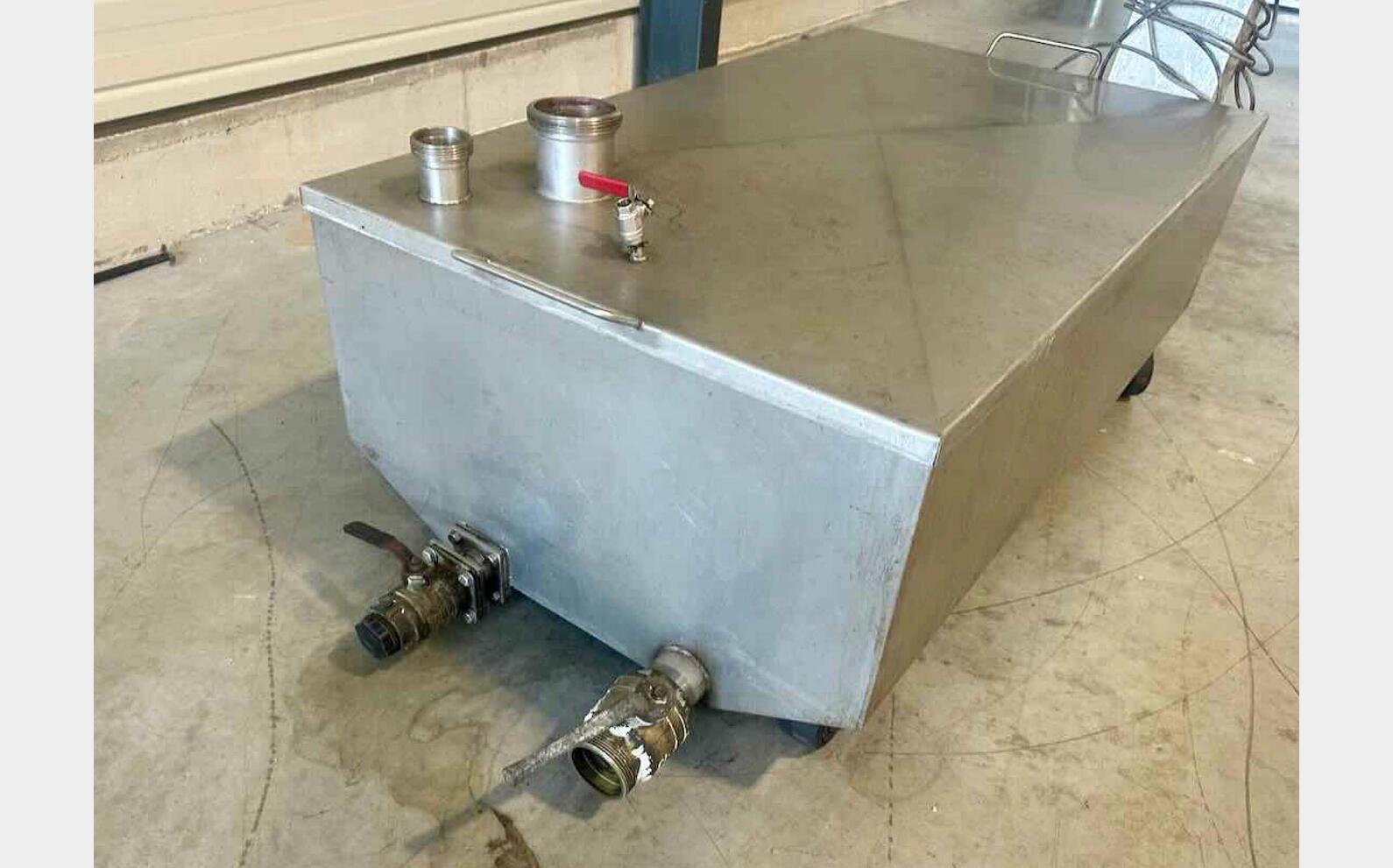 Bac inox - Sur roulette 4 HL (400 litres)