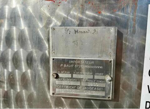 Cuve inox rectangulaire - Fond plat - Finition extérieur bouchonnée