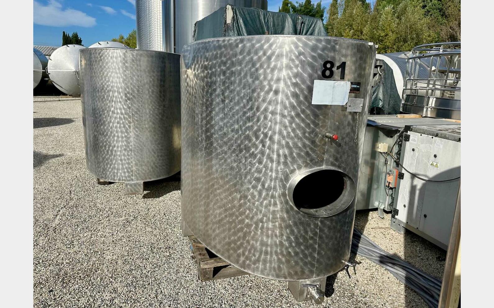 Cuve inox - Ovale 41 HL (4 100 litres) LAGOUARDE
