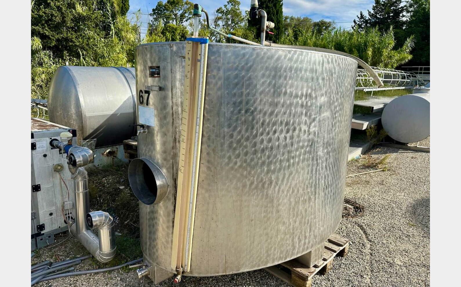 Cuve inox - Ovale 41 HL (4 100 litres) LAGOUARDE