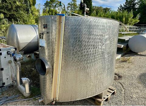 Cuve inox - Ovale 41 HL (4 100 litres) LAGOUARDE