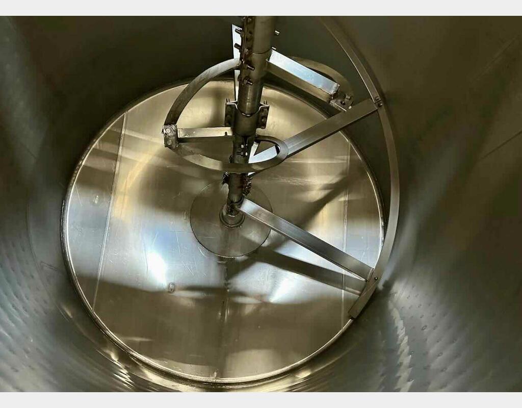 Cuve inox sur bers - Horizontale