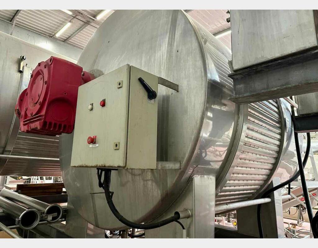 Cuve inox sur bers - Horizontale