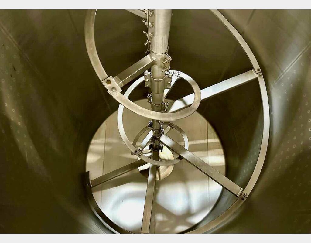 Cuve inox sur bers - Horizontale