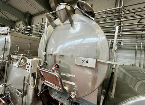 Cuve inox sur bers - Horizontale