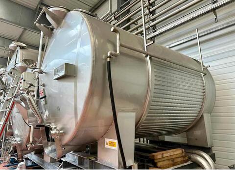 Cuve inox sur bers - Horizontale