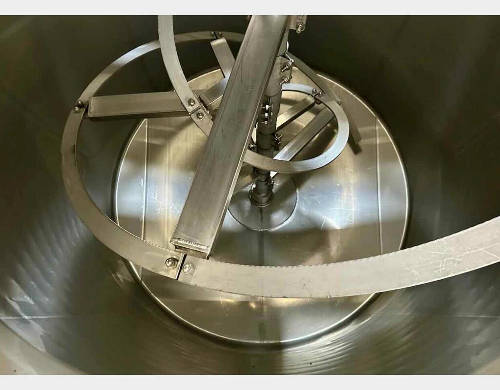 Cuve inox sur bers - Horizontale
