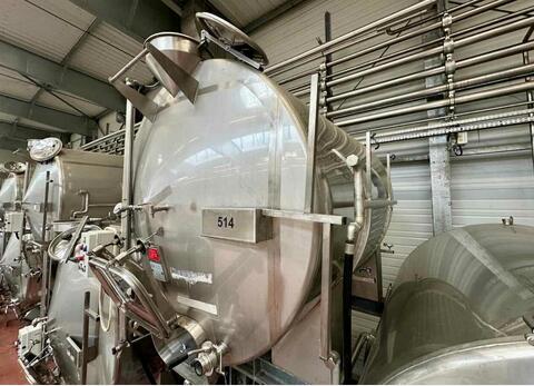 Cuve inox sur bers - Horizontale