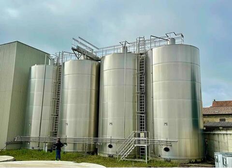Ss tank - Flat bottom 1665 HL (166,500 litres) CSC