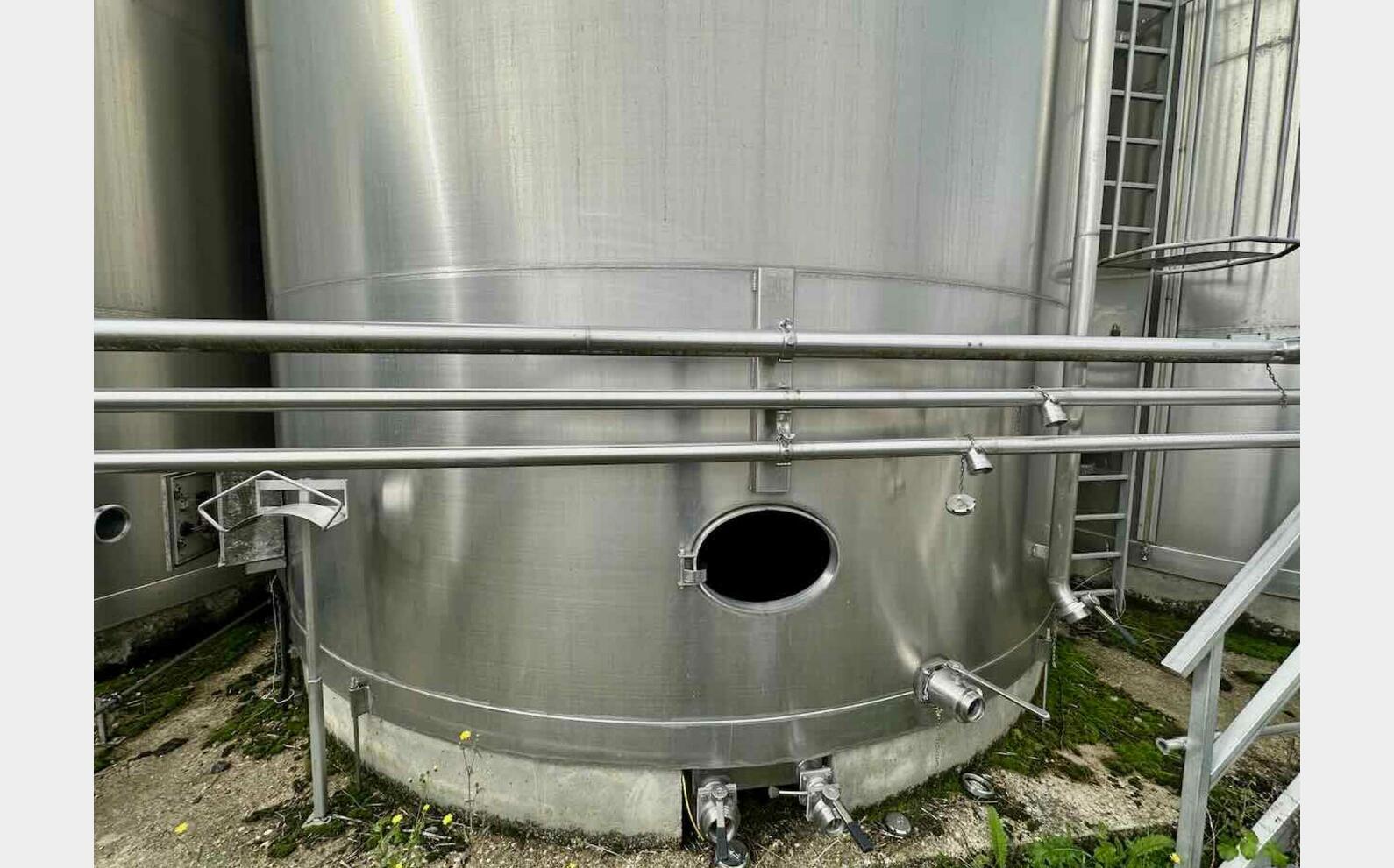 Cuve inox 316L - Fond plat 1665 HL (166 500 litres) CSC
