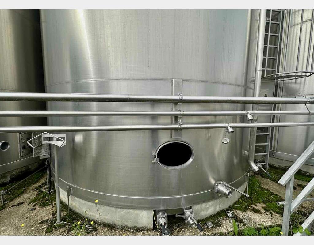 Cuve inox - Fond plat