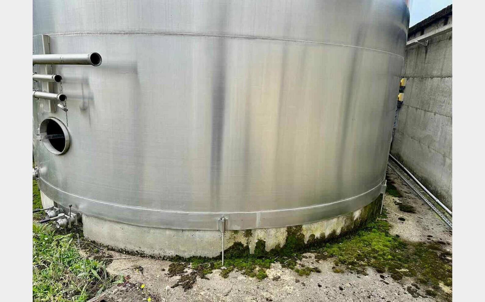 Cuve inox 316L - Fond plat 1665 HL (166 500 litres) CSC