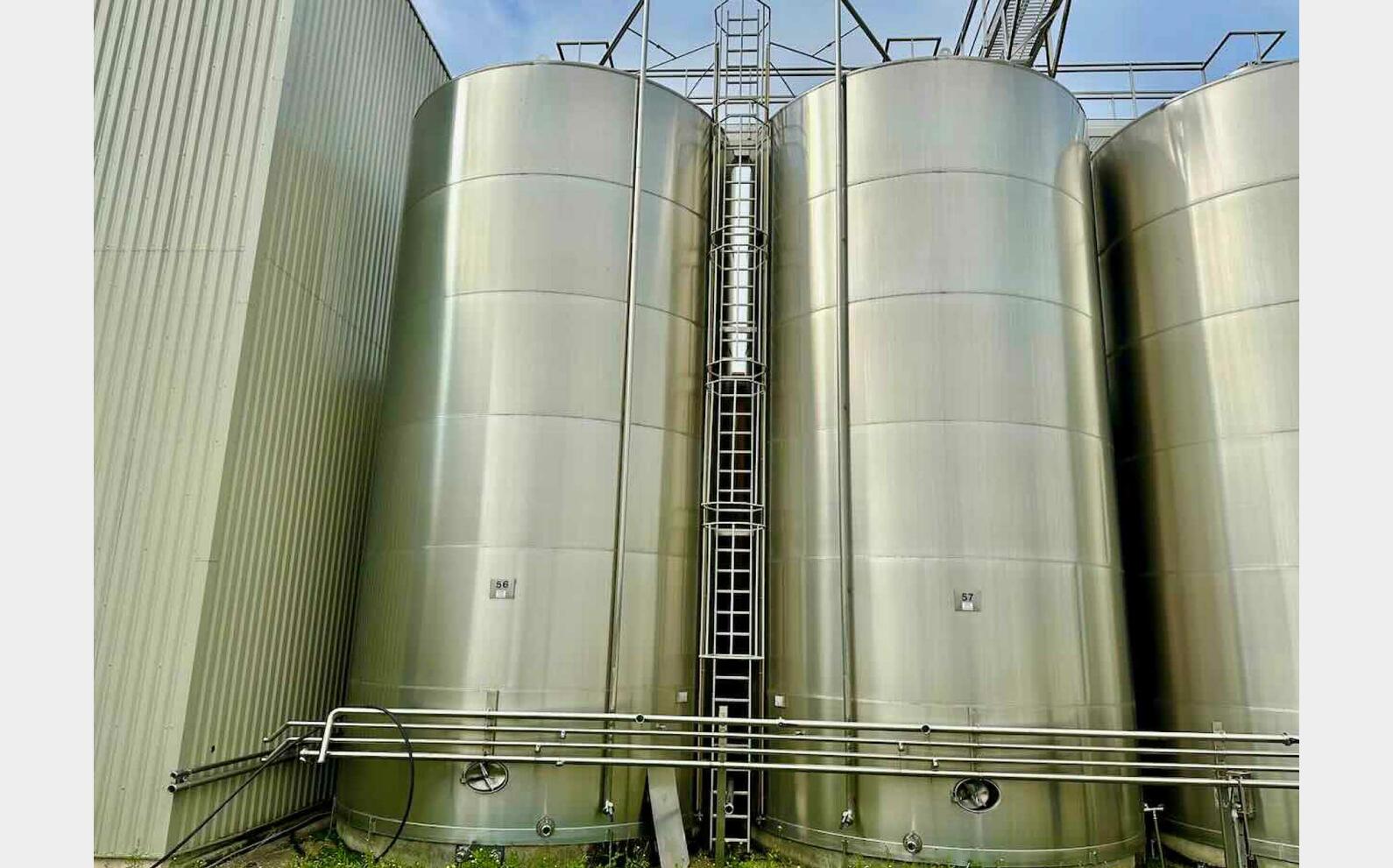 Ss tank - Flat bottom 1665 HL (166,500 litres) CSC