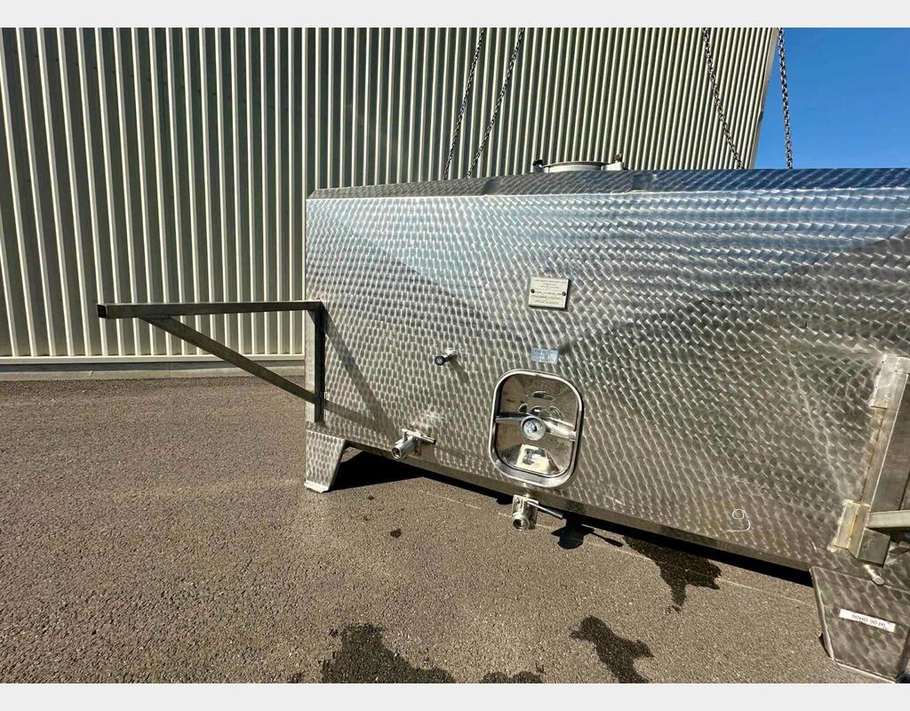 Cuve inox 304 - superposable - Rectangulaire - Sur pieds