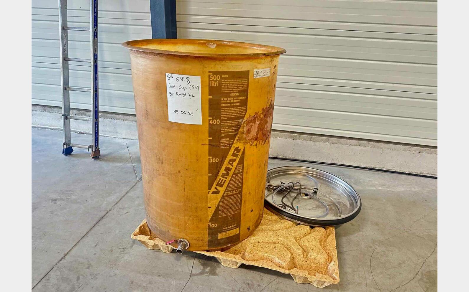 Cuve fibre - Chapeau flottant 5 HL (500 litres) VEMAR