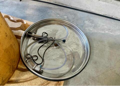 Fibreglass tank - Floating lid - Flat bottom