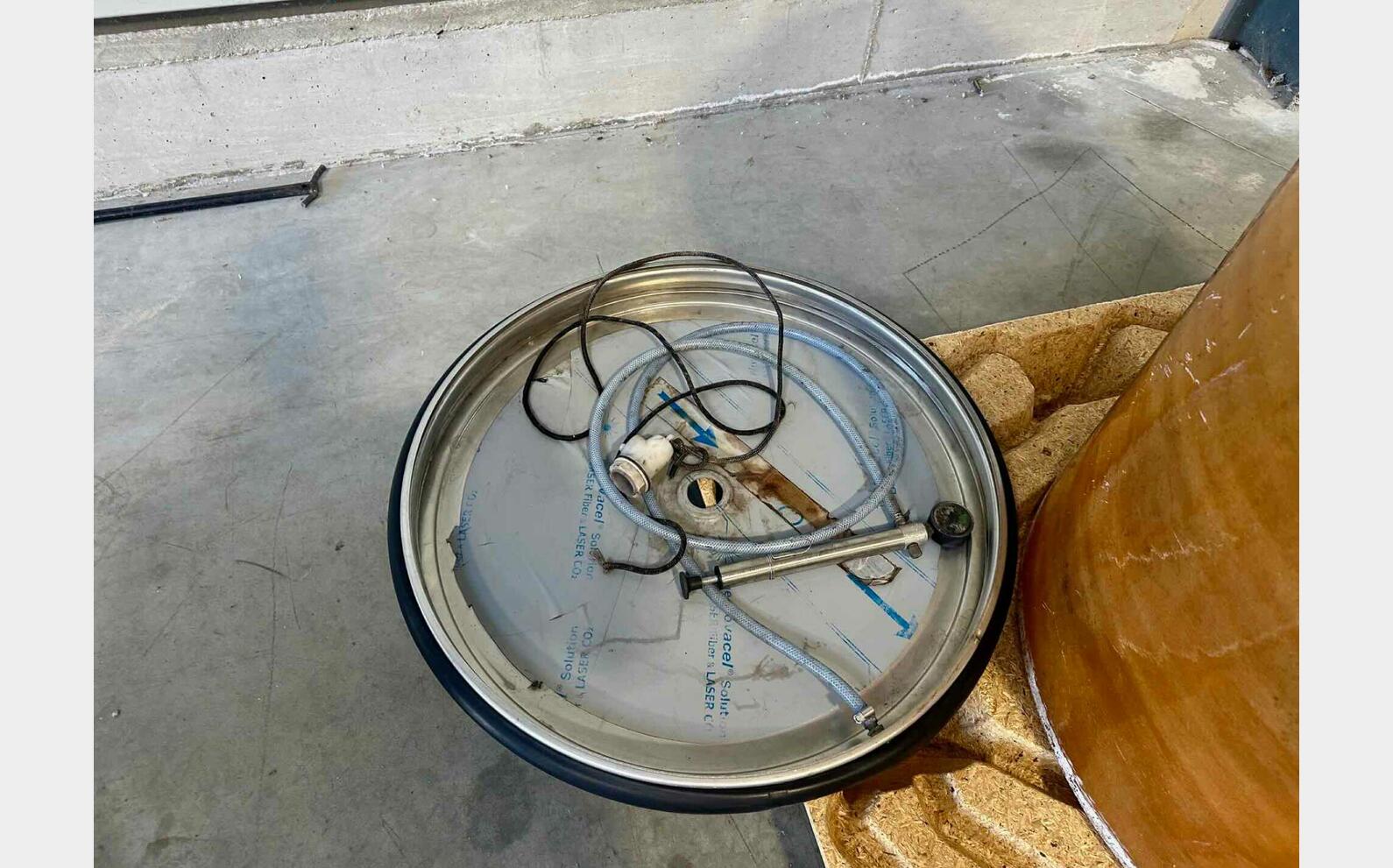 Fibreglass tank - Floating lid 5 HL (500 litres) COPLAR