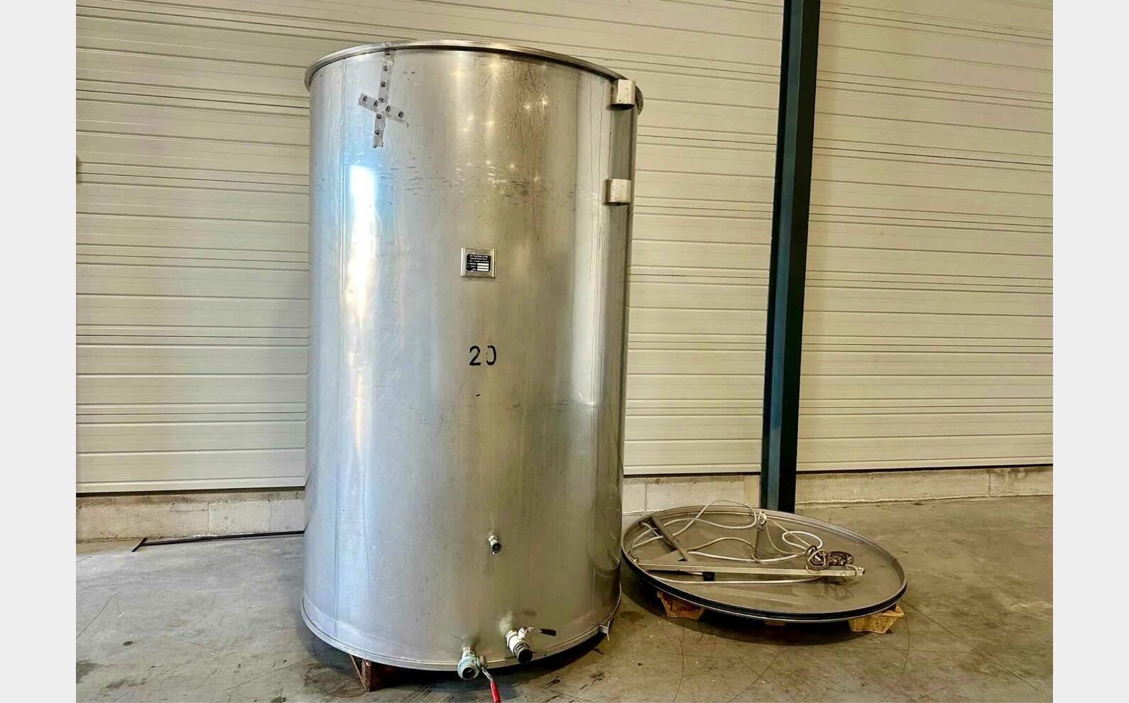 Cuve inox - Chapeau flottant 47 HL (4 700 litres) LEJEUNE