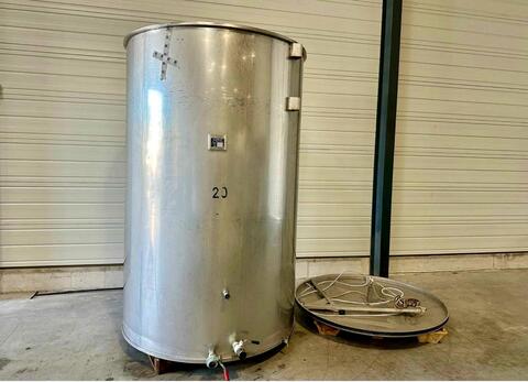 Cuve inox  - Chapeau flottant - Stockage Cuve inox  - Chapeau flottant - Stockage