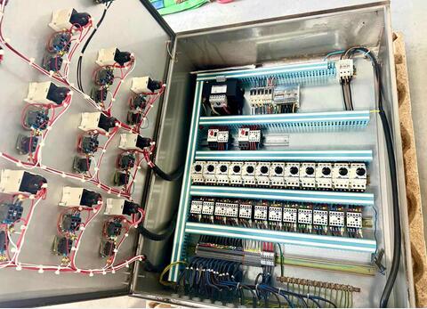 Stainless steel control cabinet