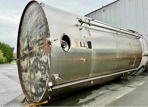 Cuve inox 316L - Vertical fond plat