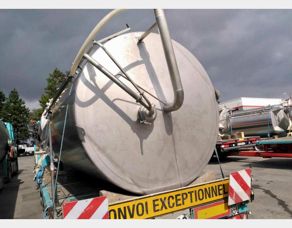 Cuve inox - Fond conique sur pieds Cuve inox - Fond conique sur pieds