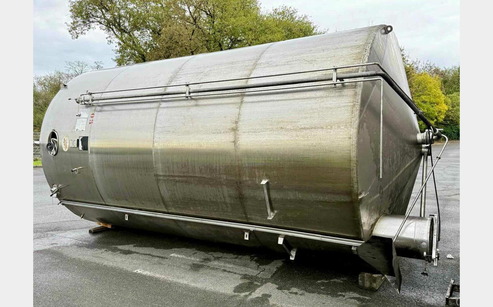Cuve inox 316L - Fond plat 591 HL (59 100 litres) CSC