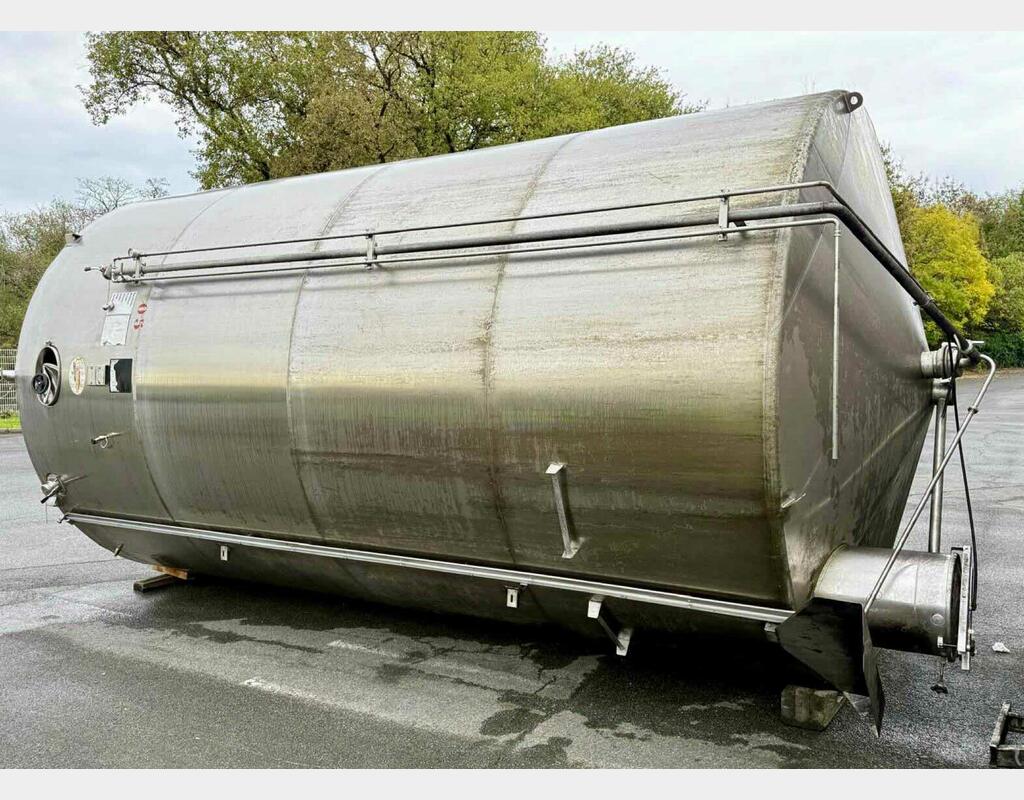 Cuve inox 316L - Vertical fond plat Cuve inox 316L - Vertical fond plat