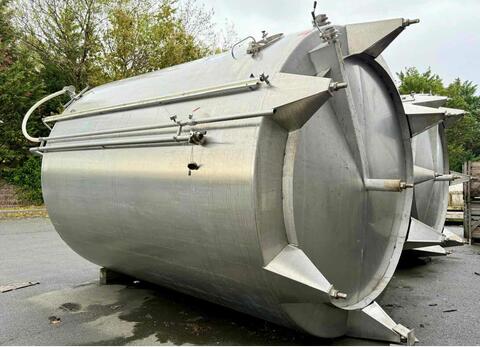Stainless steel tank - Conical bottom on legs
