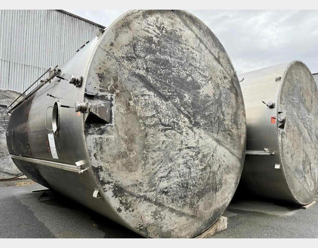 Cuve inox - Fond plat Cuve inox - Fond plat