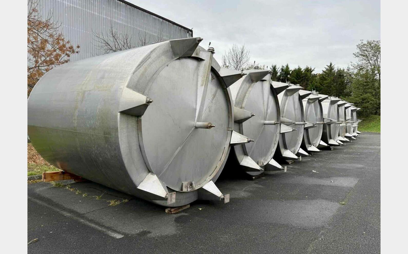 Cuve inox - Fond conique 298 HL (29 800 litres) RURALINOX