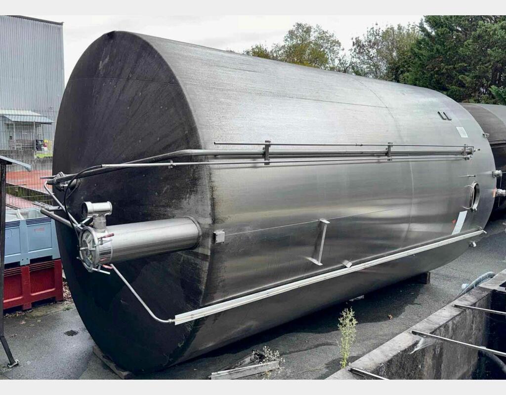 Cuve inox - Fond plat Cuve inox - Fond plat