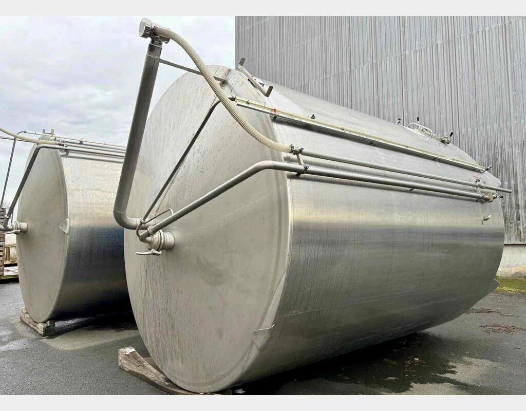 Cuve inox - Fond conique sur pieds Cuve inox - Fond conique sur pieds