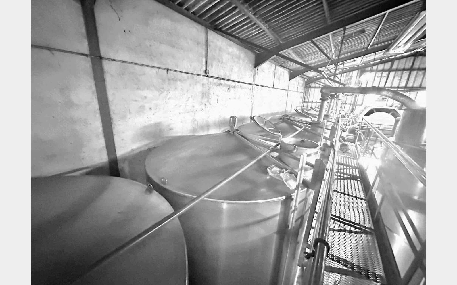 Cuve inox 316 - Fond conique 215 HL (21 500 litres) CIDEC
