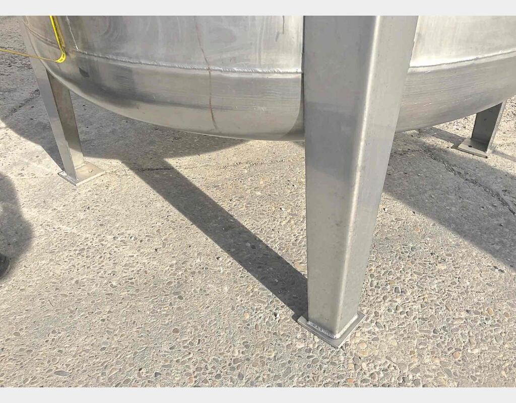 Cuve de mélange inox - Volume : 3000 litres