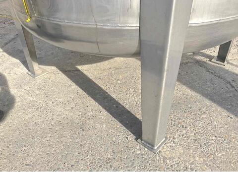 Cuve de mélange inox - Volume : 3000 litres