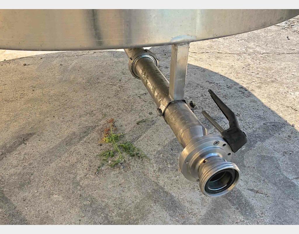 Cuve inox 316 Ti de mélange - Volume : 6000 litres