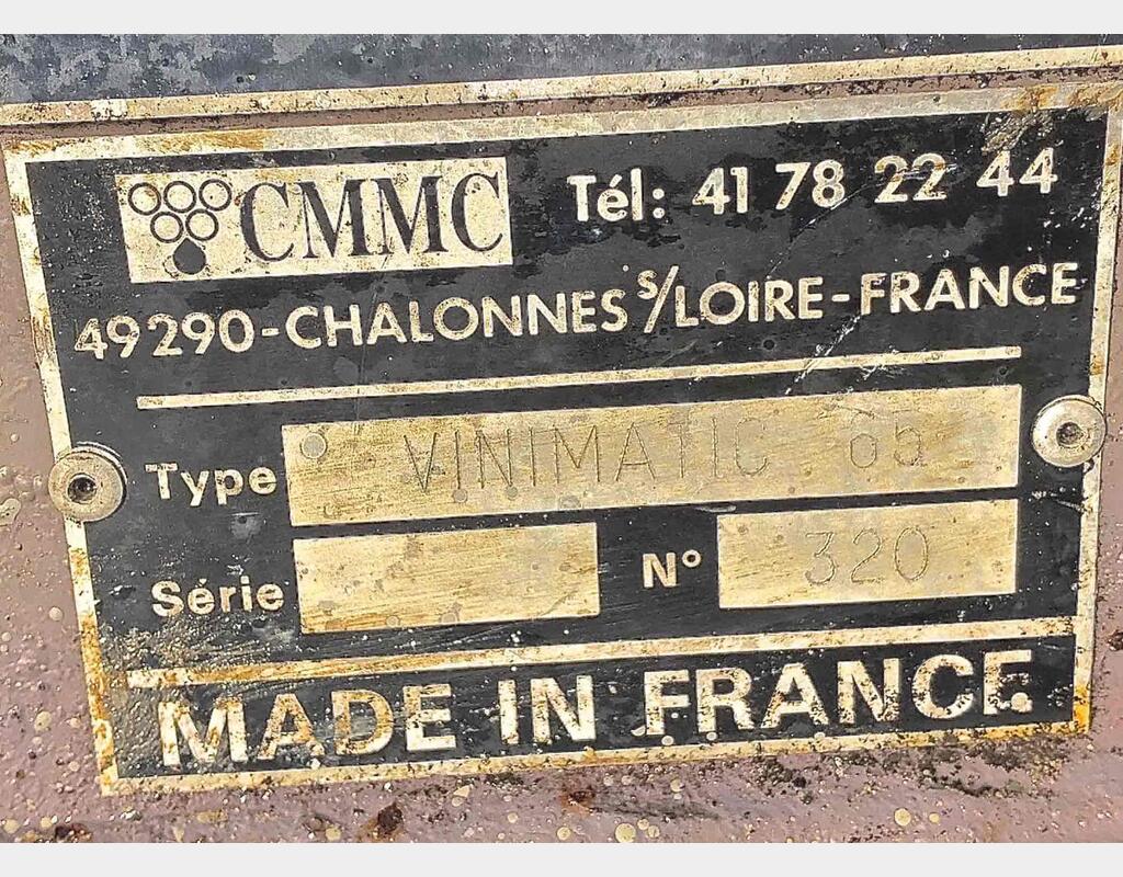 Cuve inox de vinification de 65 hls - Type VINIMATIC 65, Vaslin Bucher