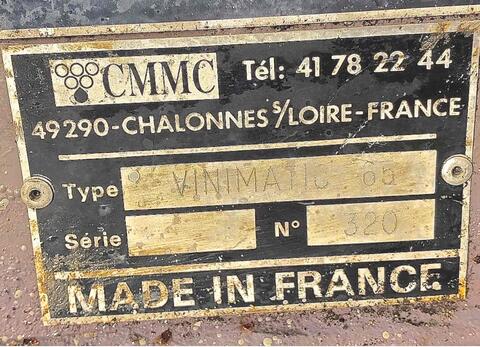 Cuve inox de vinification de 65 hls - Type VINIMATIC 65, Vaslin Bucher