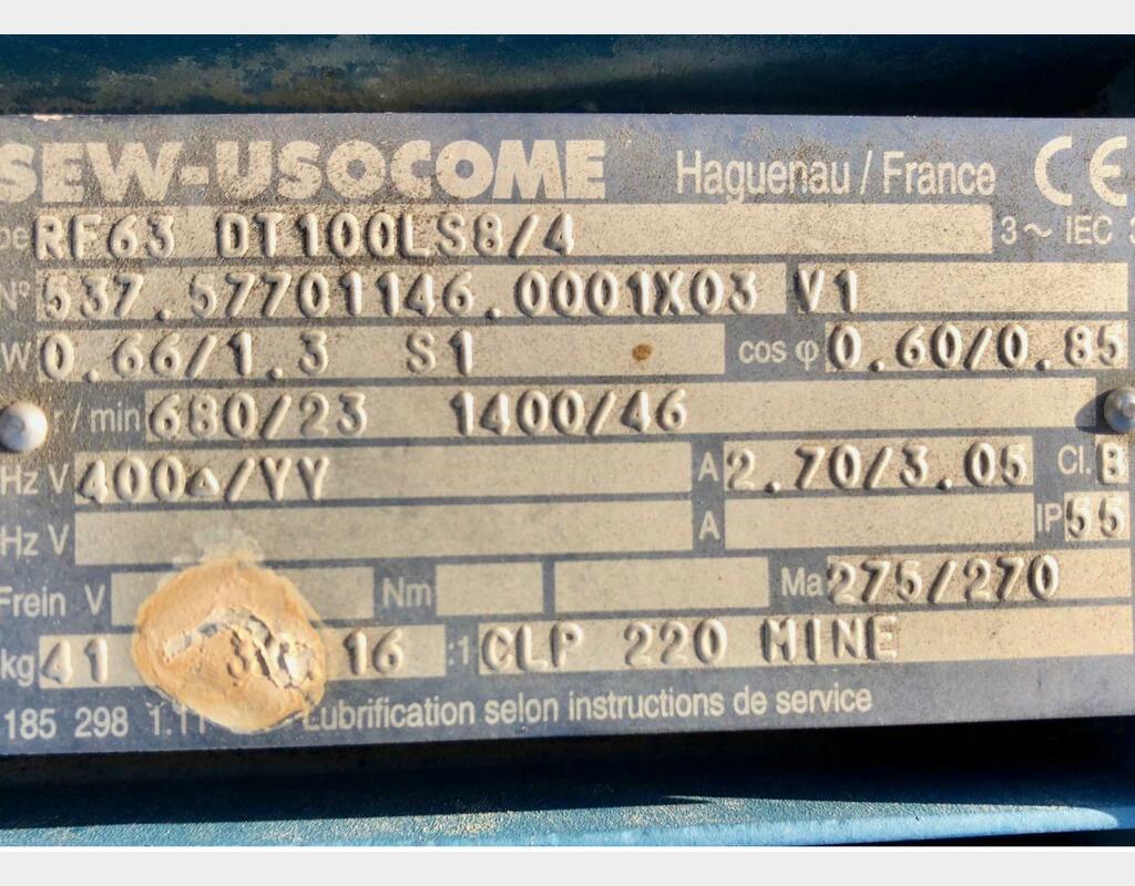 Cuve inox de mélange - Volume : 3000 litres