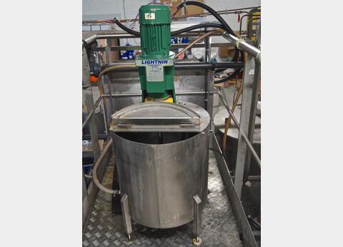 Cuve de mélange inox 316L - Volume : 72 litres