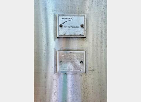 Cuve inox - Fond plat Cuve inox - Fond plat