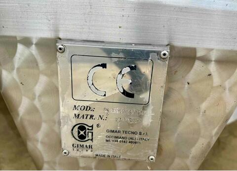 Temperature-controlled stainless steel tank - Conical bottom on legs