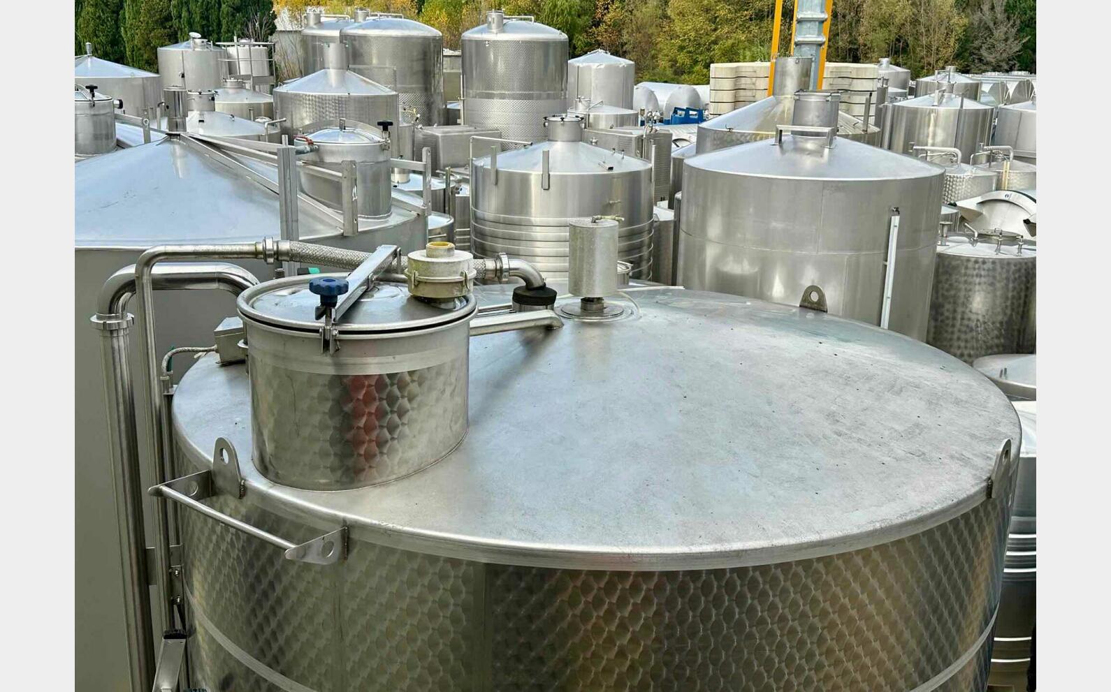 Cuve inox - Fond conique 190 HL (19 000 litres) GIMAR