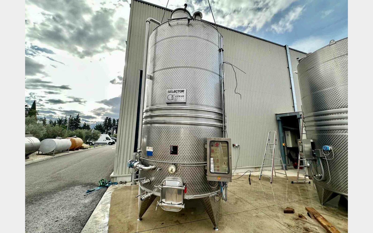 Ss tank - Self-draining 190 HL (19,000 litres) GIMAR