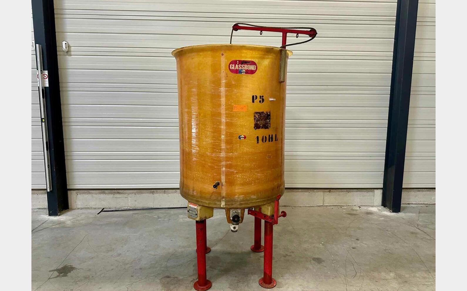 Fibreglass tank - Floating lid 10 HL (1,000 litres) GIMAR