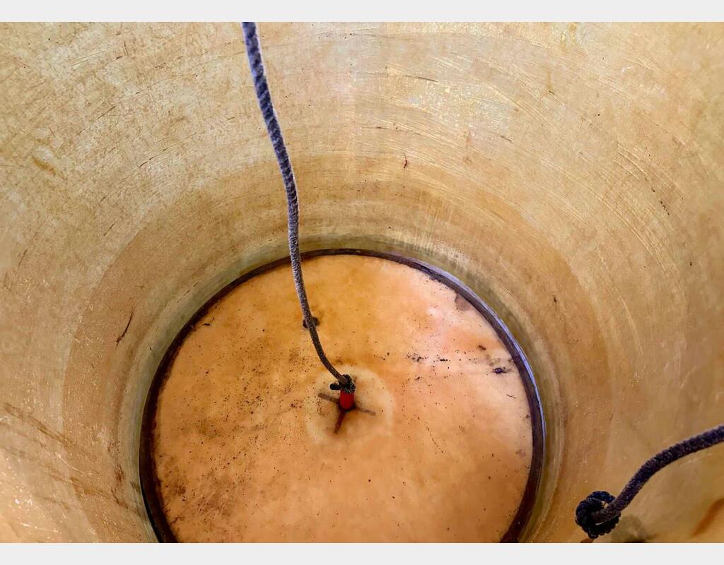 Cuve en fibre de verre - Chapeau flottant